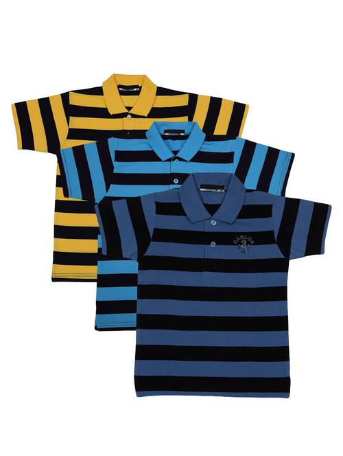 pack of 3 multi colored cotton t-shirt - 17286395 - Standard Image - 1