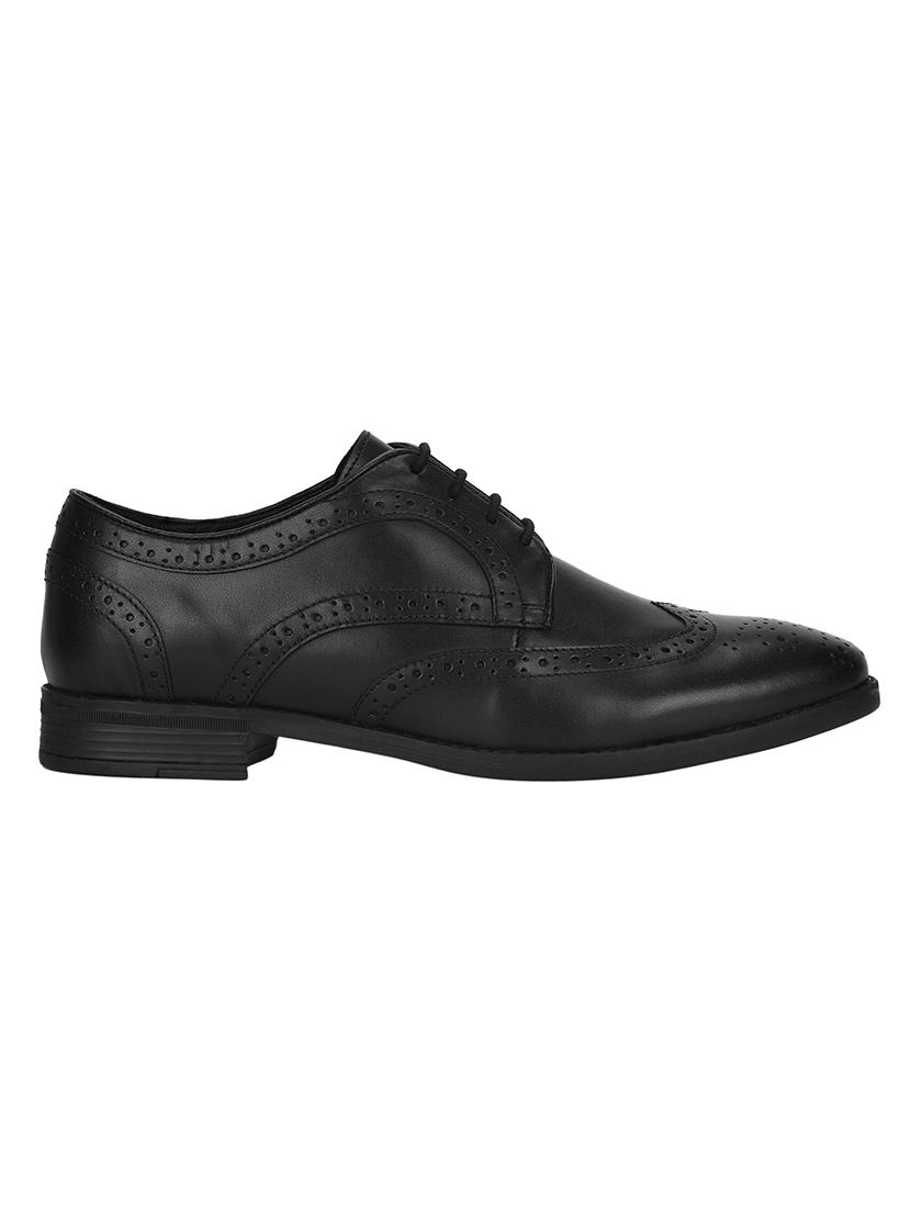 black lace-up brouges - 17286594 - Zoom Image - 2