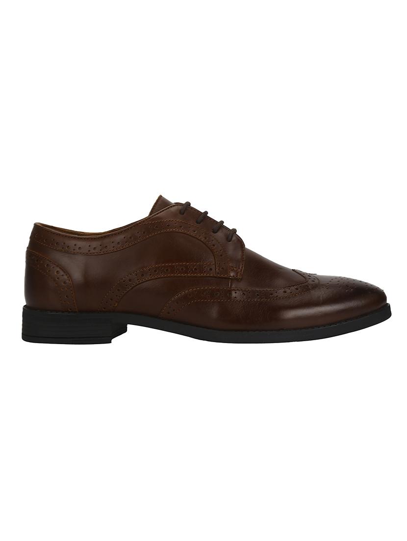 brown lace-up brouges - 17286595 - Zoom Image - 2