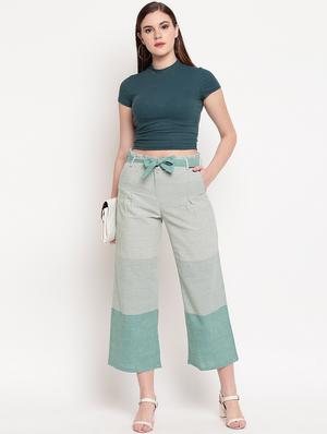 tie front striped trouser - 17286661 - Standard Image - 4