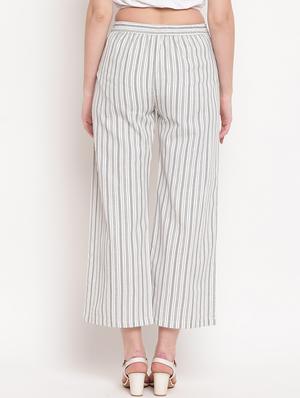 mid rise striped trouser - 17286663 - Standard Image - 3