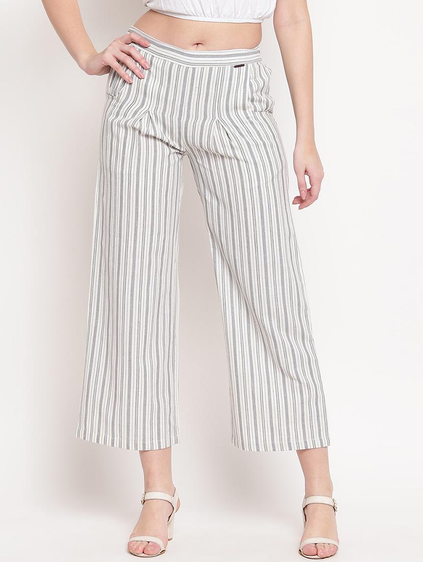 mid rise striped trouser - 17286663 - Zoom Image - 1