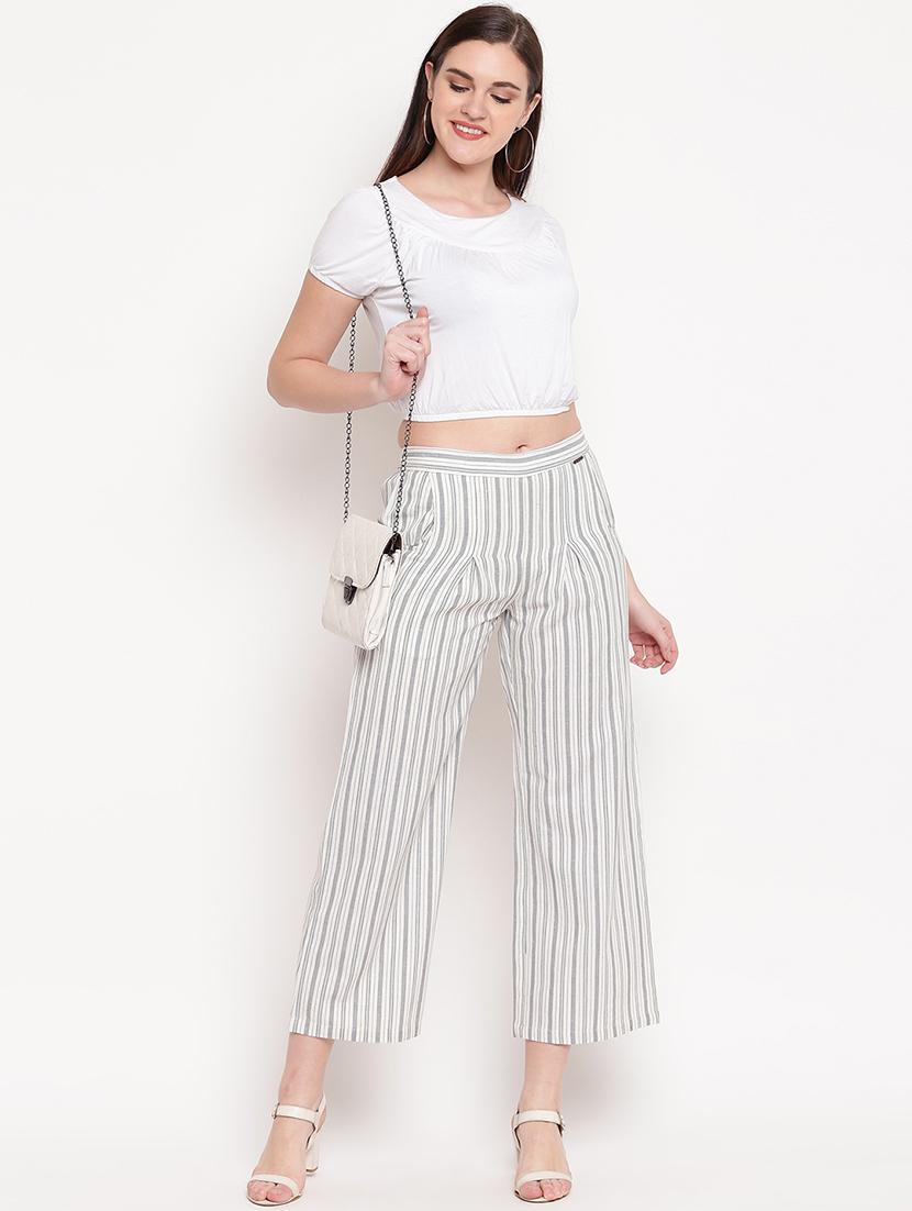 mid rise striped trouser - 17286663 - Zoom Image - 4
