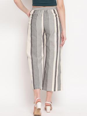 mid rise striped trouser - 17286664 - Standard Image - 3