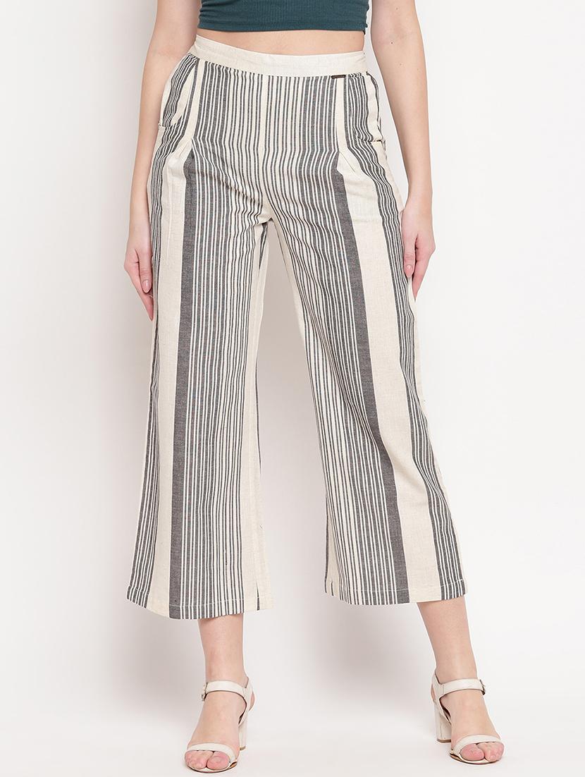 mid rise striped trouser - 17286664 - Zoom Image - 1