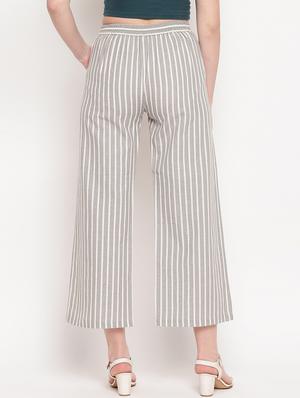 mid rise striped trouser - 17286665 - Standard Image - 3