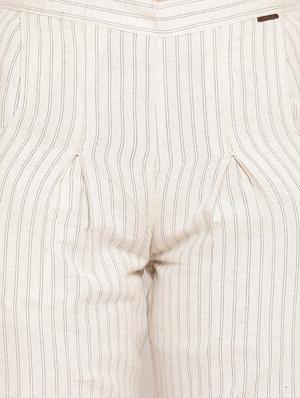 high rise striped trouser - 17286666 - Standard Image - 5