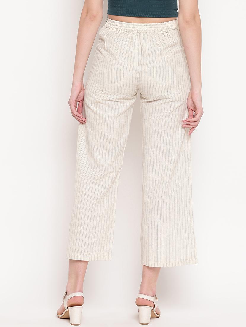 high rise striped trouser - 17286666 - Zoom Image - 3