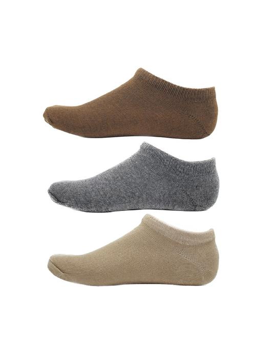 men pack of 3 solid ankle length sock - 17287613 - Standard Image - 1