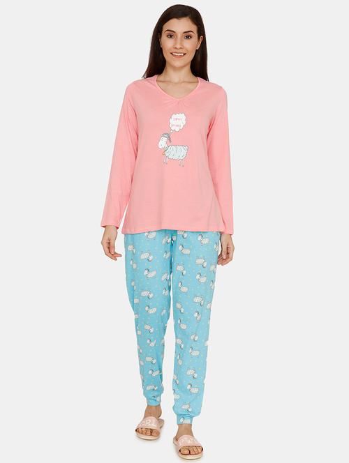 quirky print pyjama set - 17288128 - Standard Image - 1