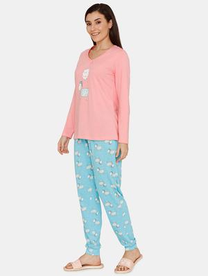 quirky print pyjama set - 17288128 - Standard Image - 2