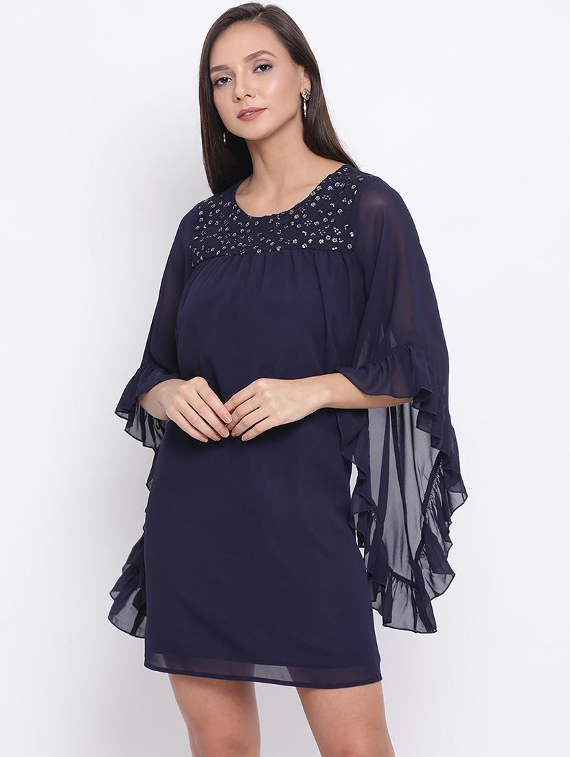 embellished detail a-line dress - 17288227 - Zoom Image - 1