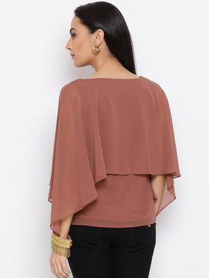 embroidered detail layered top - 17288332 - Standard Image - 3