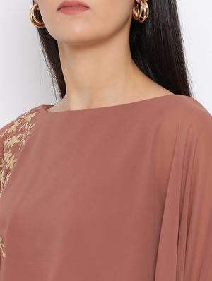 embroidered detail layered top - 17288332 - Standard Image - 5