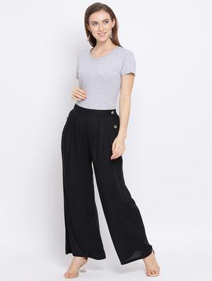 high rise pleated trousers - 17288457 - Standard Image - 4