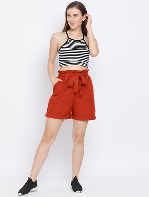 tie front regular short - 17288470 - Standard Image - 4