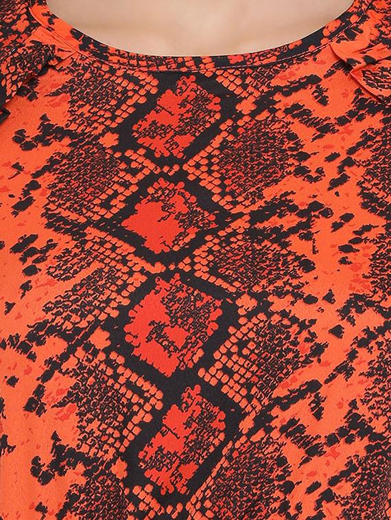 animal print a-line dress - 17288497 - Zoom Image - 5