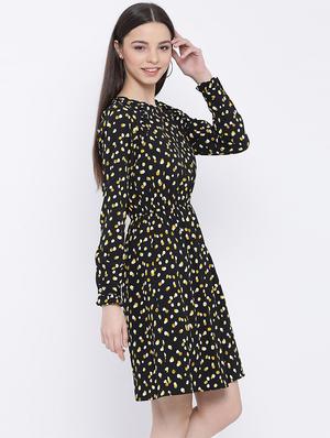 printed a-line dress - 17288503 - Standard Image - 2