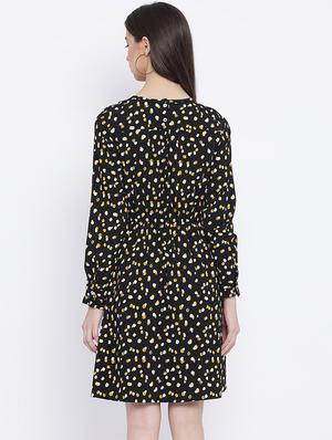 printed a-line dress - 17288503 - Standard Image - 3