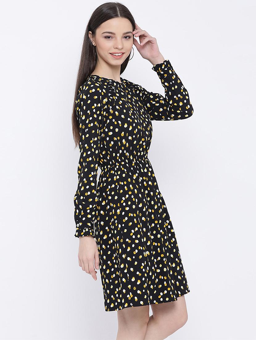 printed a-line dress - 17288503 - Zoom Image - 2