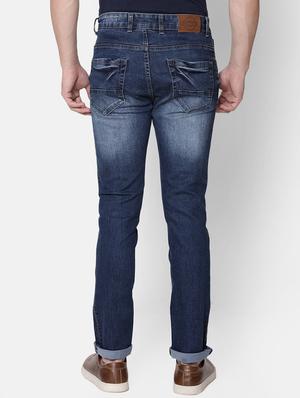 blue light washed denim jeans - 17289111 - Standard Image - 3
