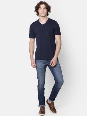 blue light washed denim jeans - 17289111 - Standard Image - 4