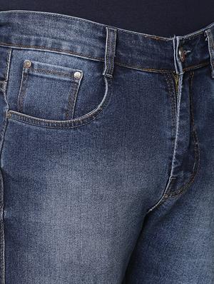 blue light washed denim jeans - 17289111 - Standard Image - 5