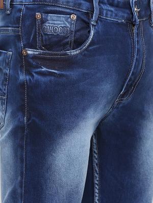 blue heavy washed denim jeans - 17289113 - Standard Image - 5