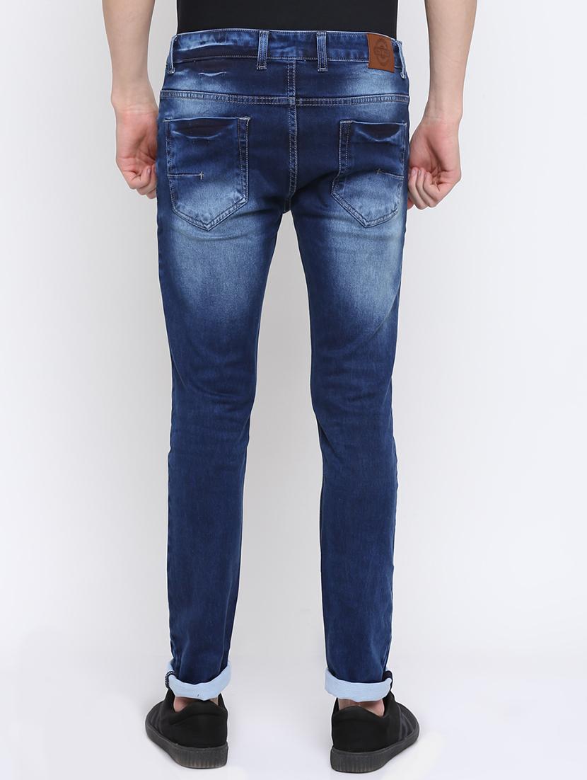 blue heavy washed denim jeans - 17289113 - Zoom Image - 3