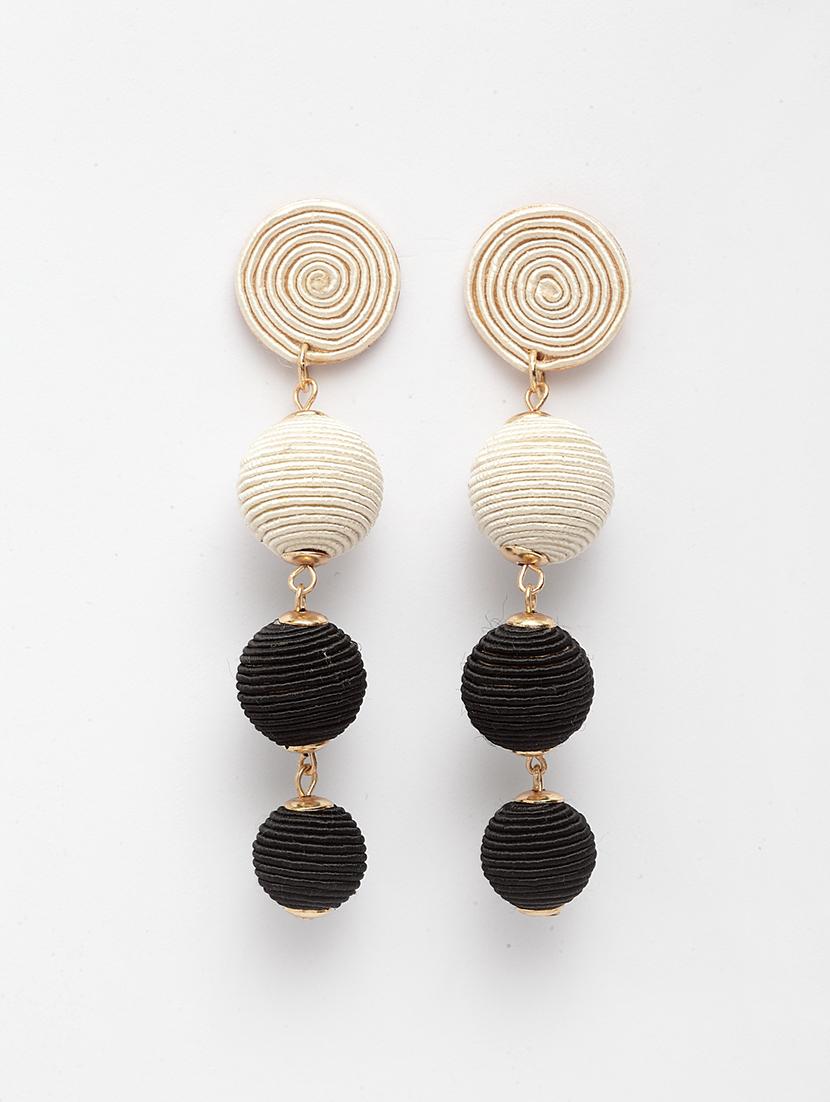 black metal drop earring - 17289371 - Zoom Image - 2