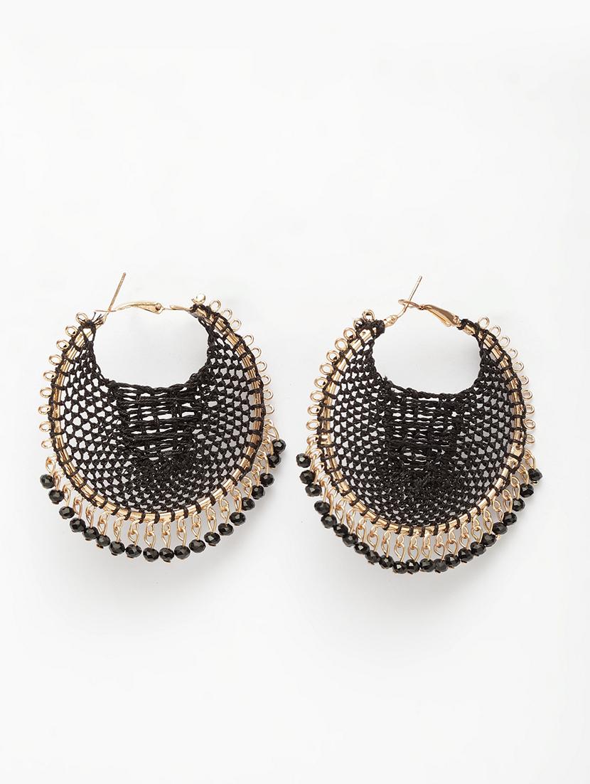 black metal drop earring - 17289385 - Zoom Image - 2