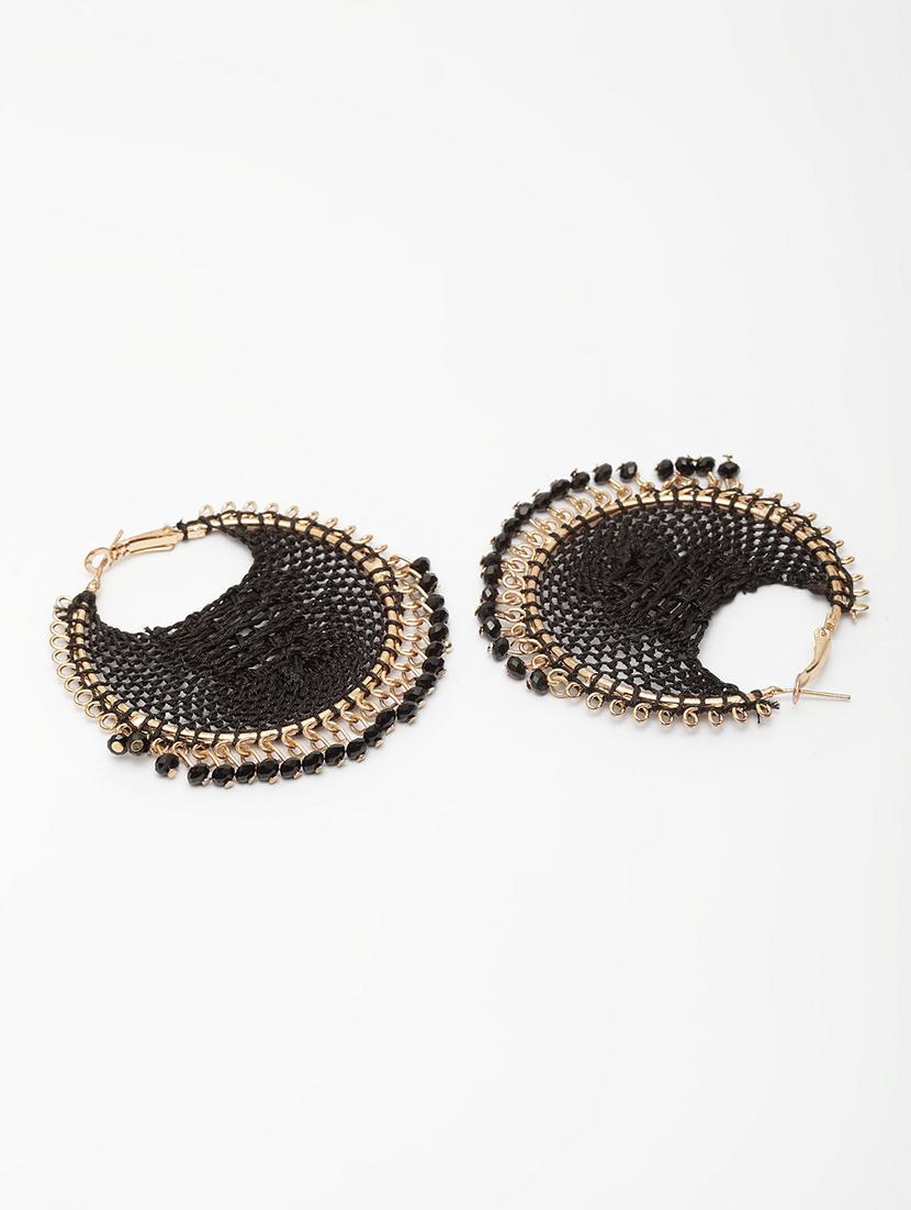 black metal drop earring - 17289385 - Zoom Image - 3