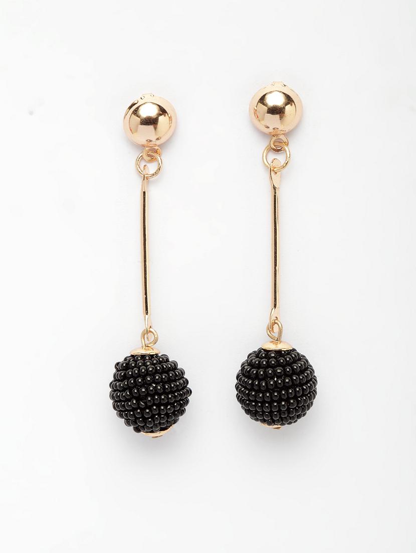 black metal drop earring - 17289390 - Zoom Image - 1