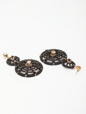 black metal drop earring - 17289396 - Standard Image - 3