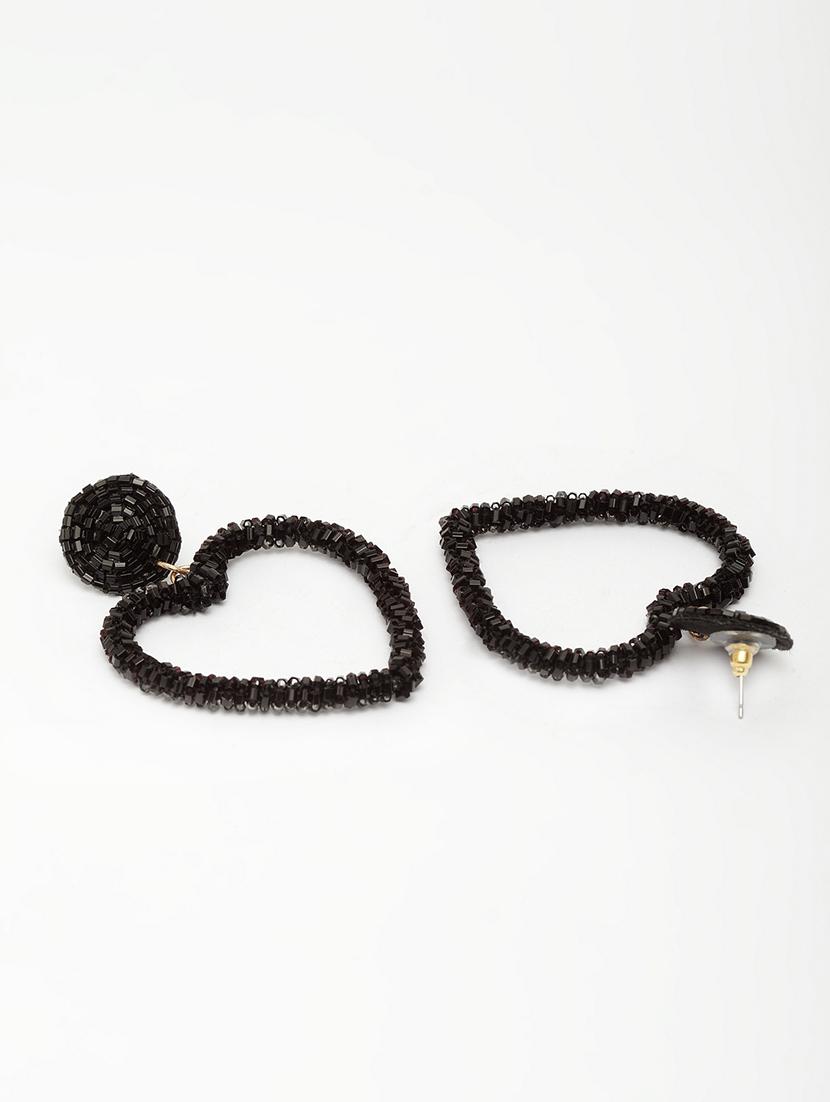 black metal drop earring - 17289403 - Zoom Image - 3