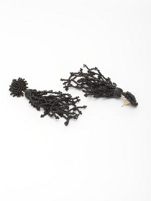 black metal drop earring - 17289408 - Standard Image - 3