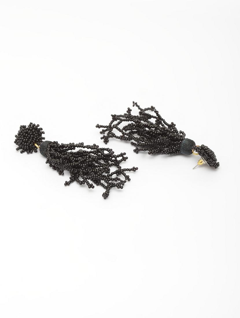 black metal drop earring - 17289408 - Zoom Image - 3