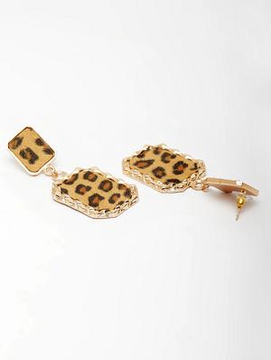 multi colored metal drop earring - 17289417 - Standard Image - 3