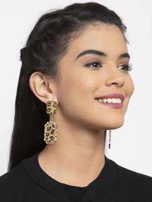 multi colored metal drop earring - 17289417 - Standard Image - 4