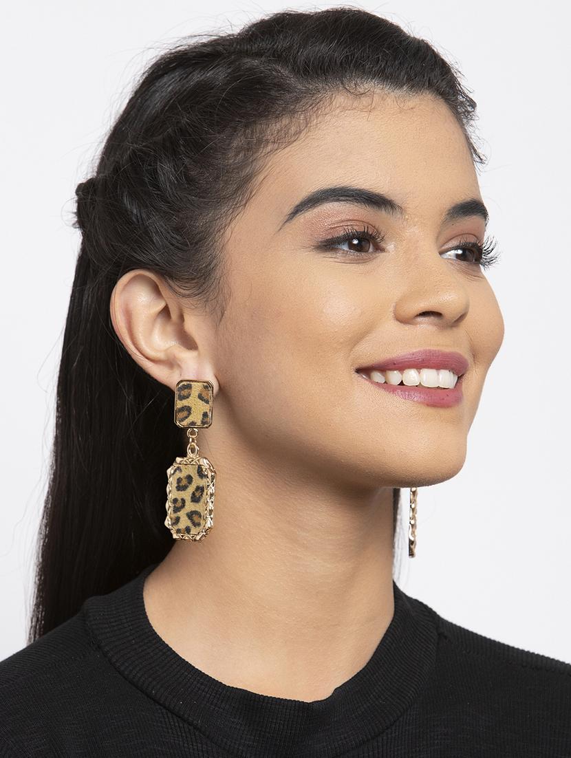 multi colored metal drop earring - 17289417 - Zoom Image - 4
