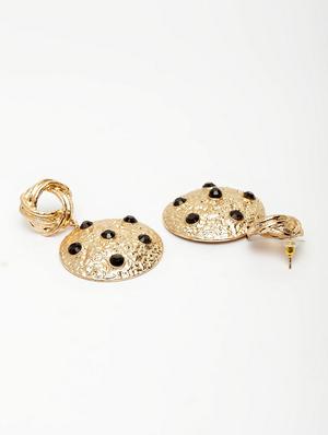 black metal drop earring - 17289418 - Standard Image - 3