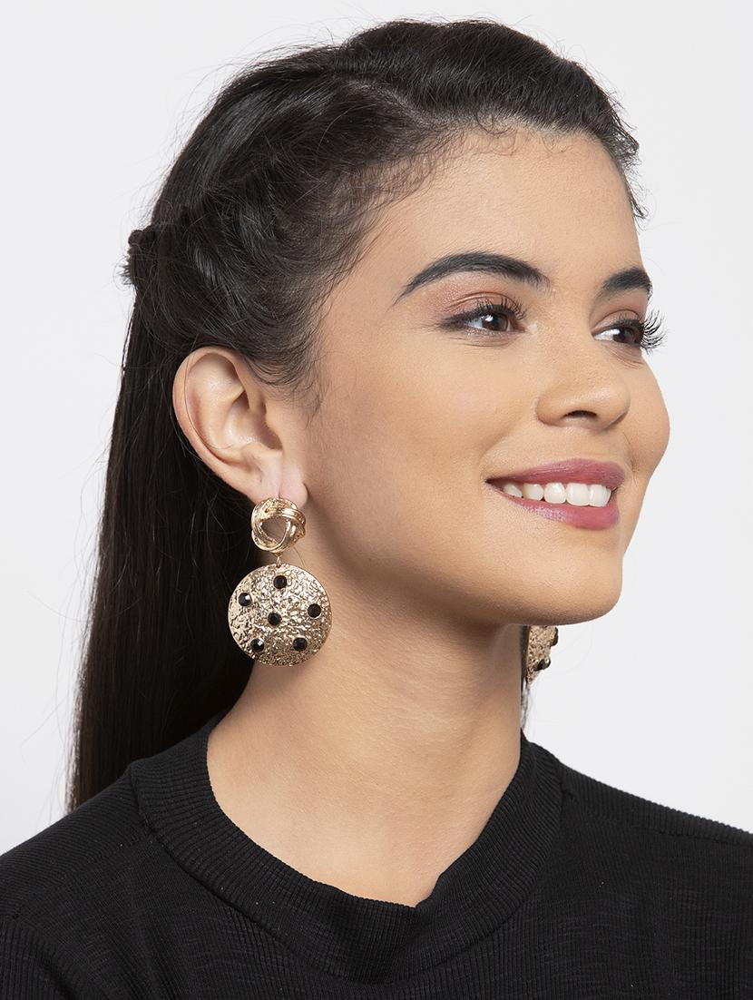 black metal drop earring - 17289418 - Zoom Image - 4