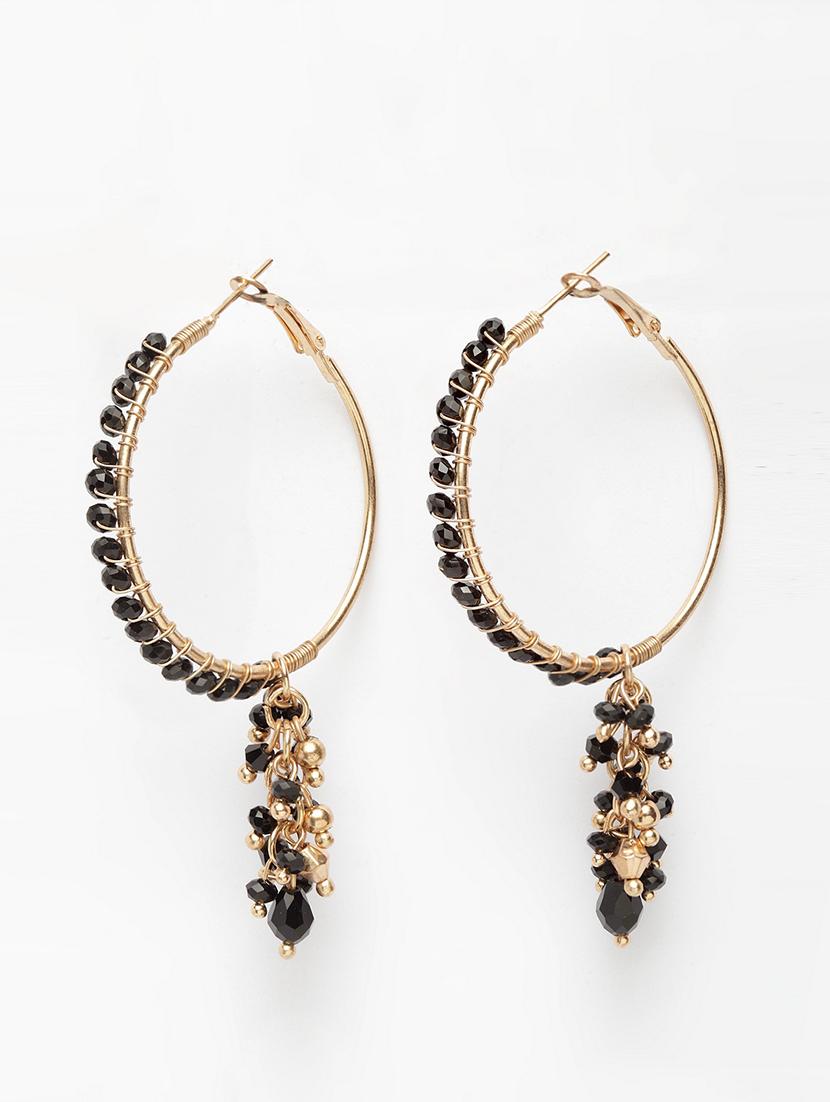 black metal drop earring - 17289427 - Zoom Image - 2