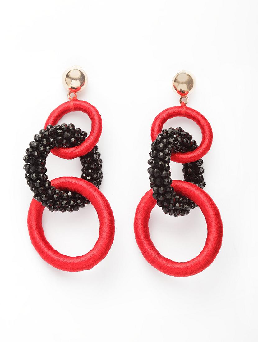 multi colored metal drop earring - 17289428 - Zoom Image - 2