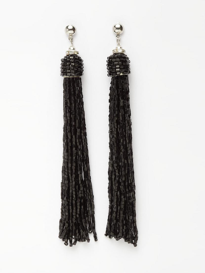 black metal drop earring - 17289433 - Zoom Image - 2