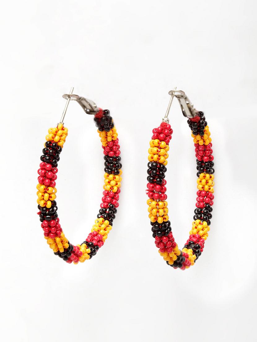 multi colored metal hoop earring - 17289434 - Zoom Image - 2