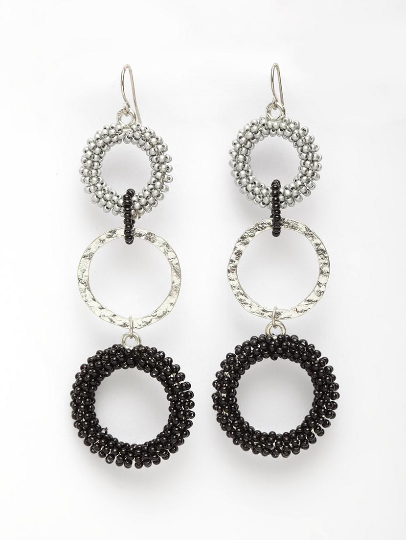 multi colored metal drop earring - 17289435 - Zoom Image - 2