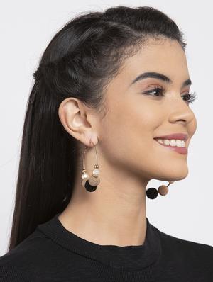multi colored metal hoop earring - 17289445 - Standard Image - 4