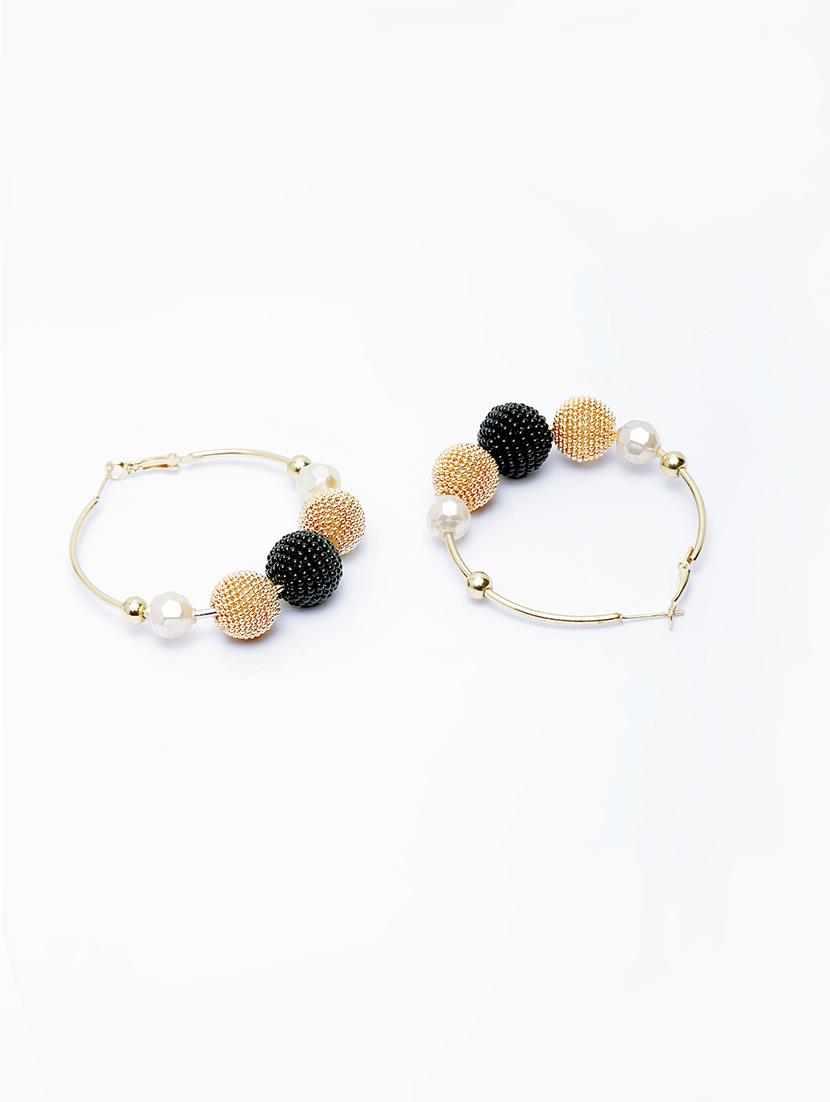 multi colored metal hoop earring - 17289445 - Zoom Image - 3