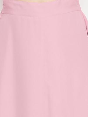 tie front top with asymmetric skirt - 17289647 - Standard Image - 5